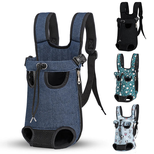 Camouflage Outdoor Dog Backpack Carrier – Breathable Travel Bag