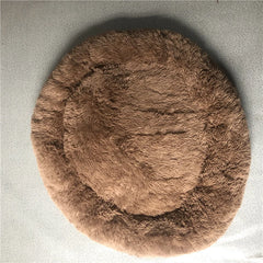 Plush Donut Dog Bed – Anti-Slip & Cozy