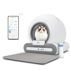 DOEL  Automatic Smart Cat Toile Litter Box Self Cleaning with App Control