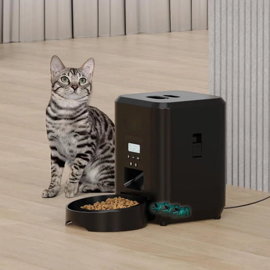 Smart Automatic Pet Feeder – Timed Food Dispenser for Cats & Dogs