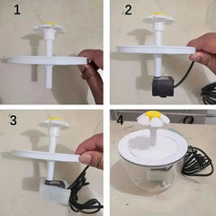 Automatic Cat Water Fountain – Quiet & Filtered, 1200mL