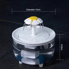 Automatic Cat Water Fountain – Quiet & Filtered, 1200mL