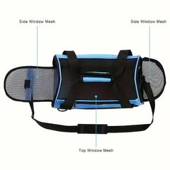 Breathable Pet Travel Bag – Portable Carrier for Puppies & Cats