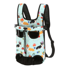 Camouflage Outdoor Dog Backpack Carrier – Breathable Travel Bag