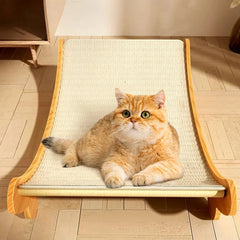 Wooden Cat Scratcher Bed – Detachable & Wear-Resistant Toy
